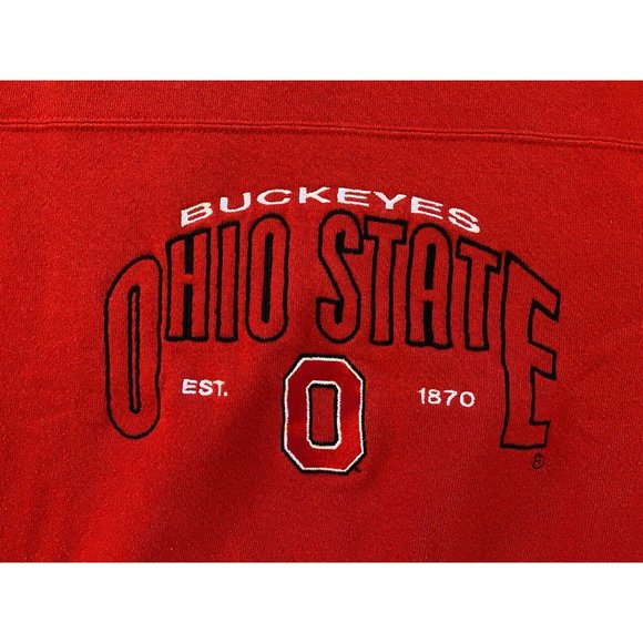 Youth Vintage CSA Ohio State Buckeyes Embroidered Crewneck size 8 Medium - Picture 1 of 10